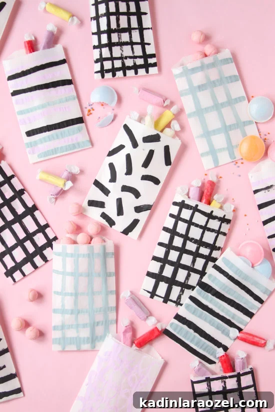 DIY Painted Favor Bags for Every Occasion