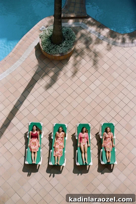 Soaking up the sun