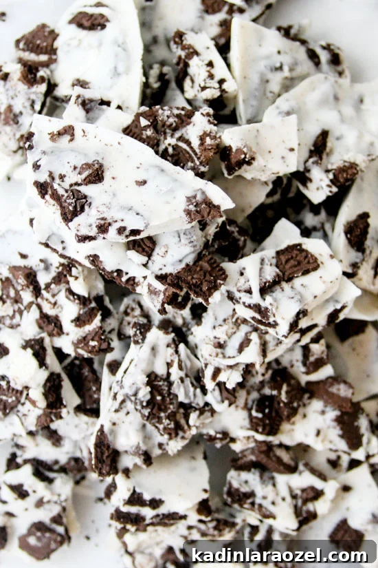Bark Shark: 5-Minute Cookies and Cream Bark Recipe 2 Cookies and Cream Bark Recipe