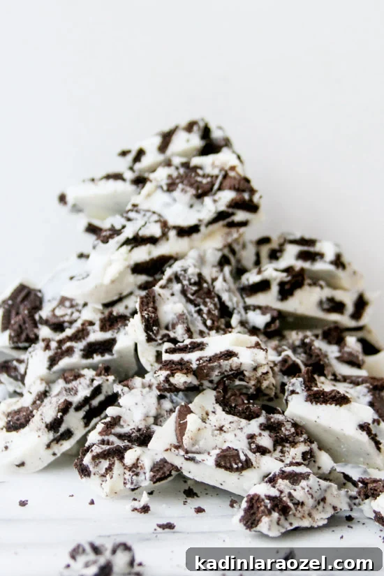 Bark Shark: 5-Minute Cookies and Cream Bark Recipe 3 Cookies and Cream Bark Recipe