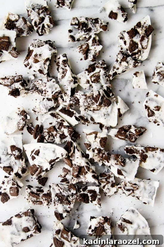 Bark Shark: 5-Minute Cookies and Cream Bark Recipe 4 Cookies and Cream Bark Recipe