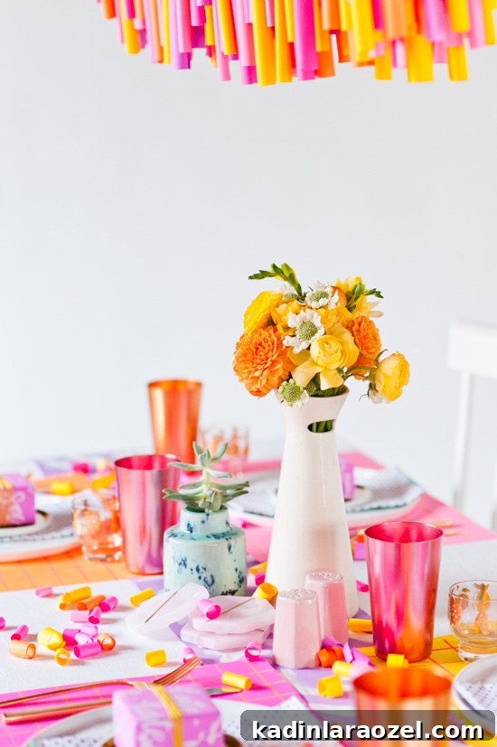5 Budget DIY Ways to Color Your Dinner Table 14 5 (Budget-Friendly) DIY Ways to Colorize your Thanksgiving Dinner Table