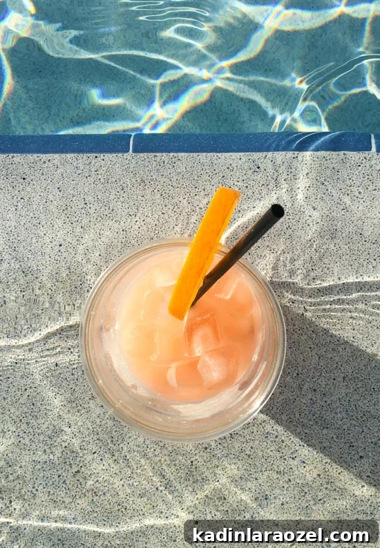 Cocktails at the pool