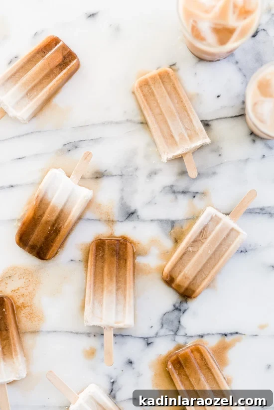 Chai Tea Ombre Popsicles Recipe for Fall