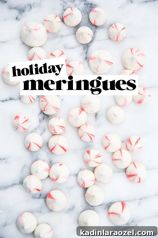 Blood orange vanilla bean meringues recipe for the holidays