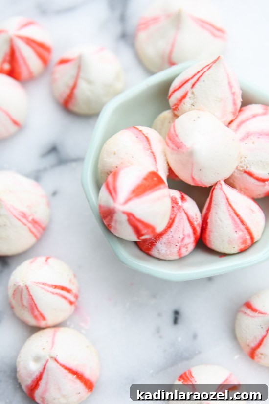 Blood orange vanilla bean meringues recipe for the holidays