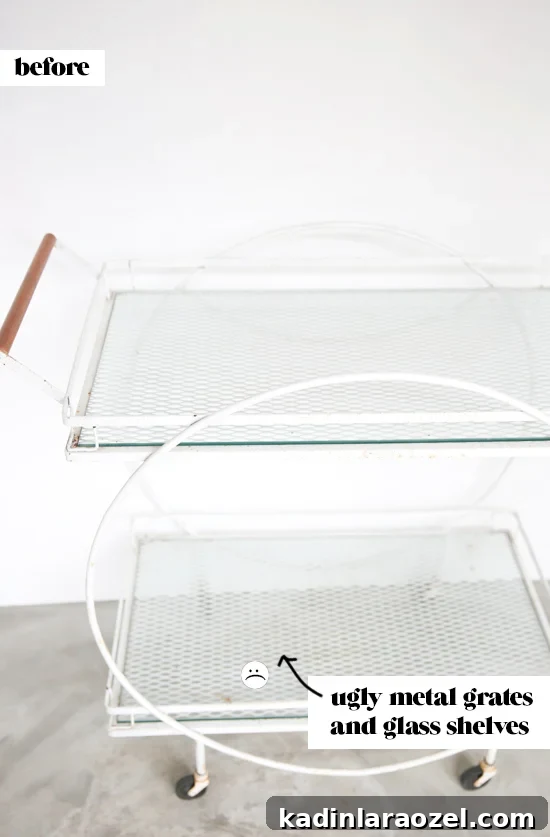 Holiday Bar Cart Styling Ideas and DIY Makeover Guide 4 DIY mid-century bar cart makeover
