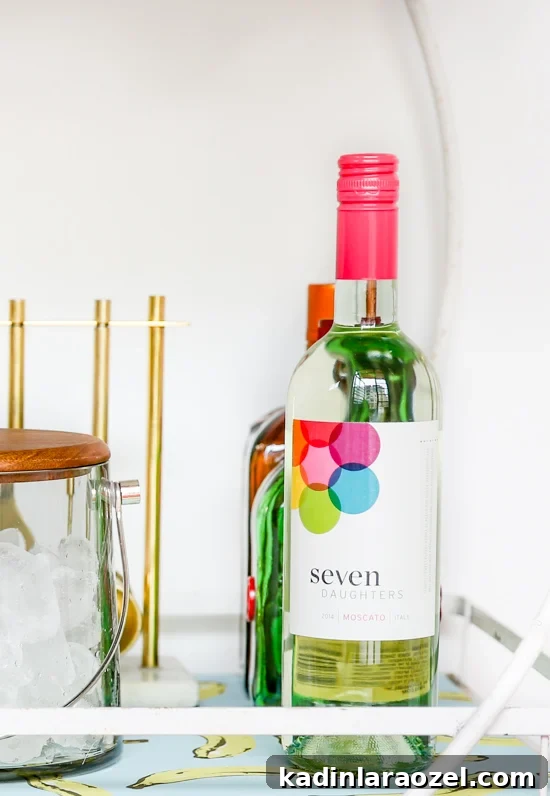Holiday Bar Cart Styling Ideas and DIY Makeover Guide 8 Styling a bar cart for the holidays with Seven Daughters