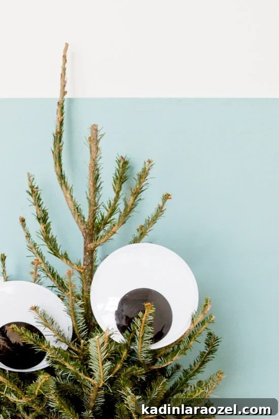 Googly-Eyed Mini Christmas Tree Decoration Ideas 4 unique-googly-eye-christmas-tree-idea-3