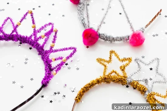 14 DIY New Year’s Eve Projects to Try Before 2016 8 14 New Year's Eve DIYs to Try Before 2016 // DIY Party Crowns