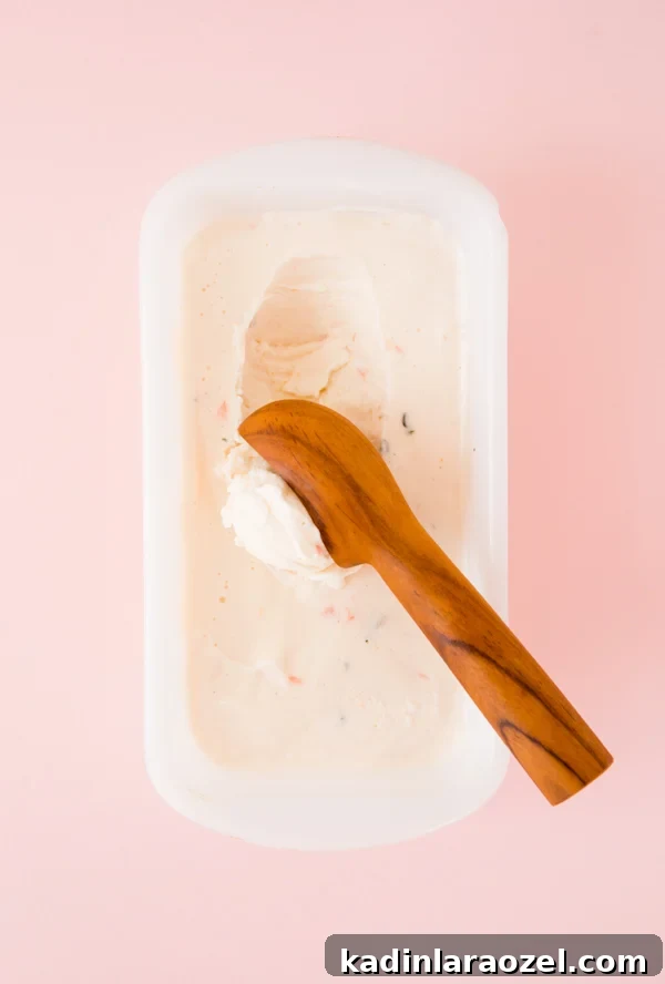 Grapefruit Vanilla Thyme Ice Cream Recipe for Summer Dessert 6 Grapefruit vanilla thyme ice cream recipe