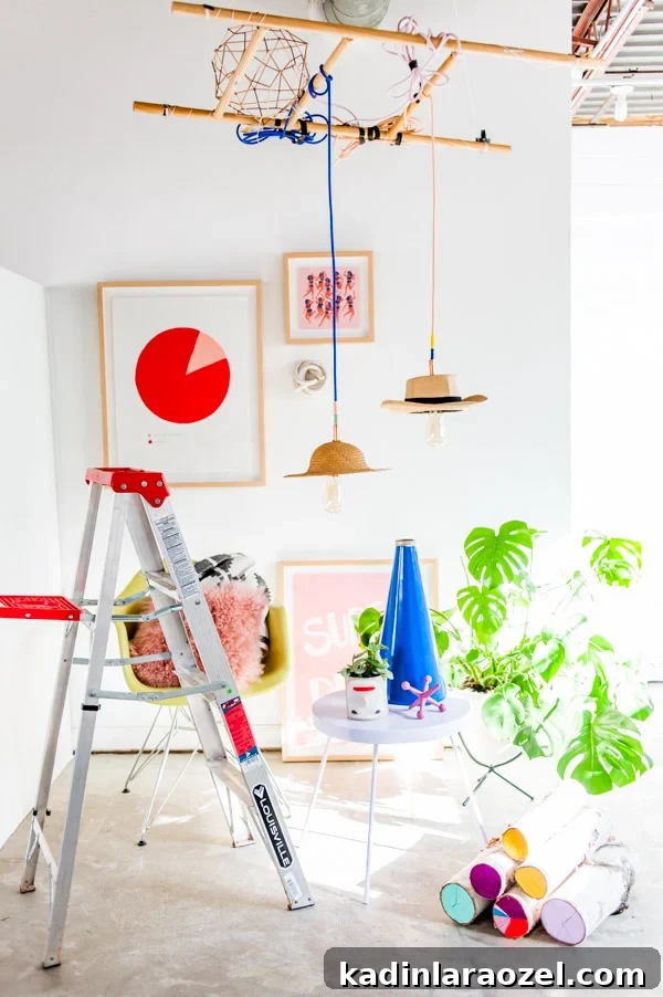 Behind the Scenes at Paper & Stitch: Covered in Paint and Papayas