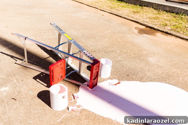 Behind the Scenes at Paper & Stitch: Covered in Paint and Papayas