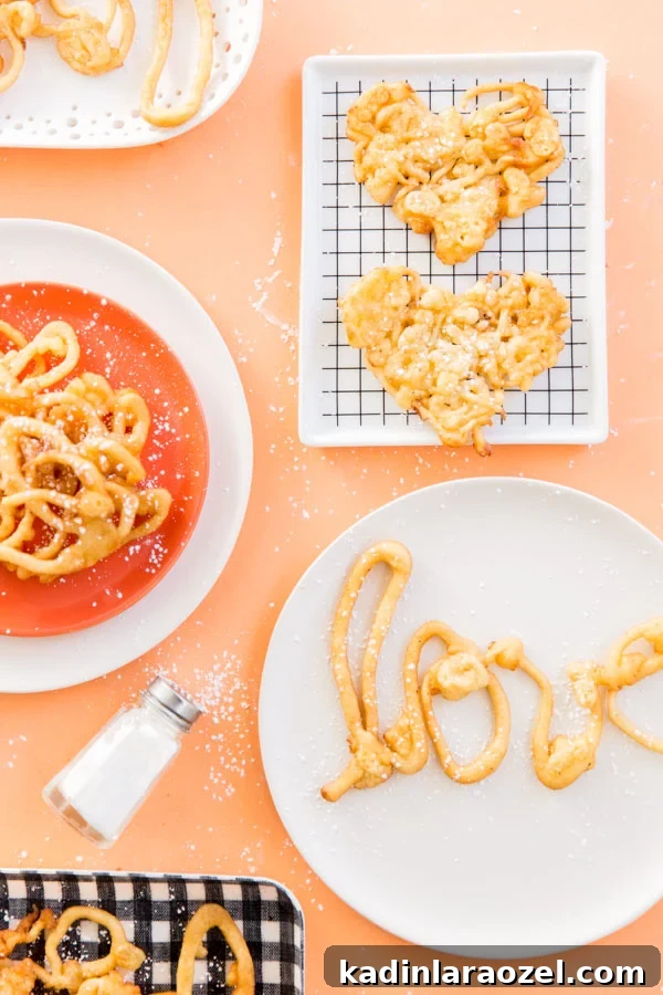 Funnel Cake Love Notes: Valentine's Day Treat Ideas 2 Funnel Cake Love Letters for Valentine's Day
