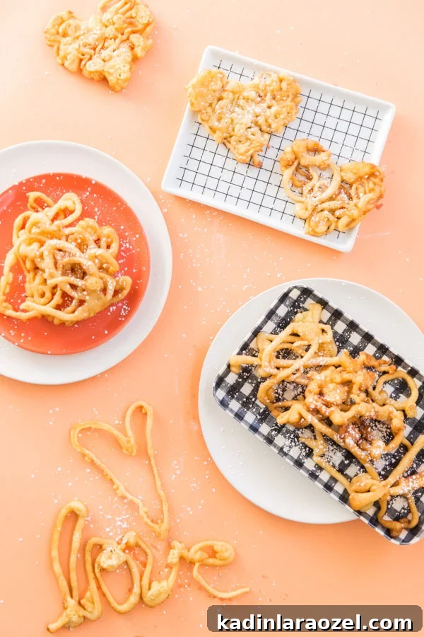 Funnel Cake Love Notes: Valentine's Day Treat Ideas 3 Funnel Cake Love Letters for Valentine's Day