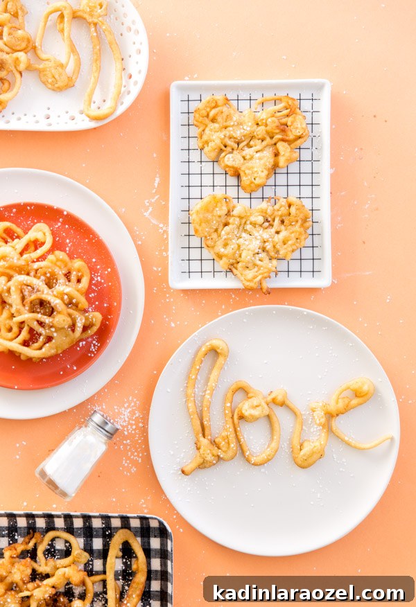 Funnel Cake Love Notes: Valentine's Day Treat Ideas 5 Funnel Cake Love Letters for Valentine's Day