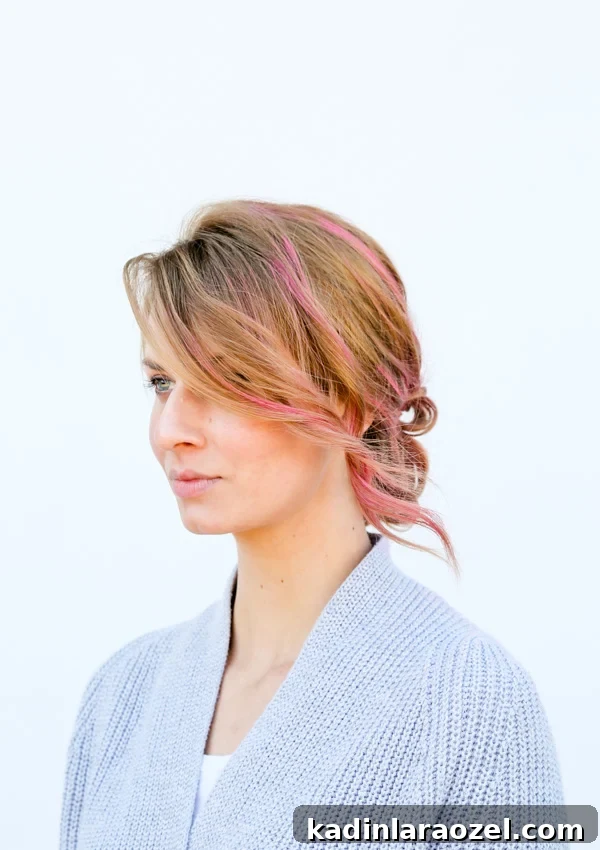 Easy knotted up to (hair tutorial)