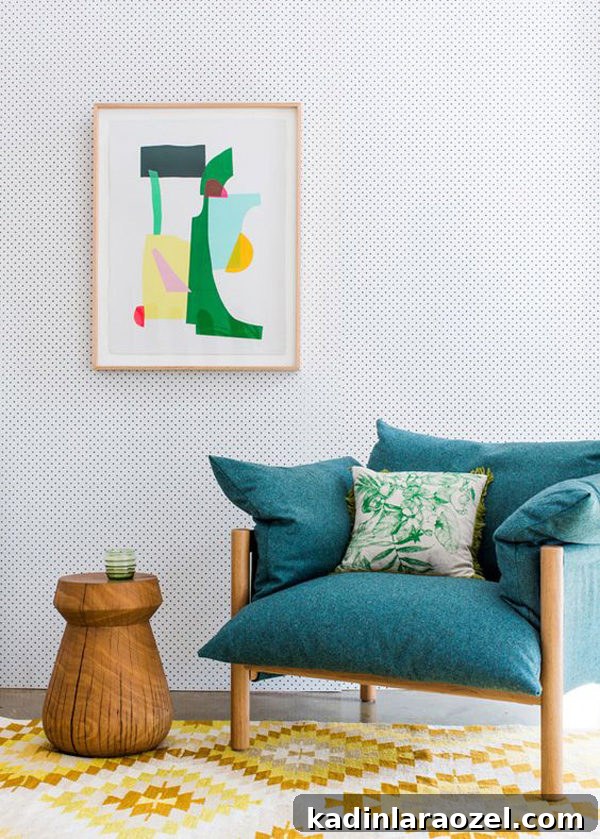 6 Vibrant Interior Designs Packed with Bold Color and Personality 3 That chair!
