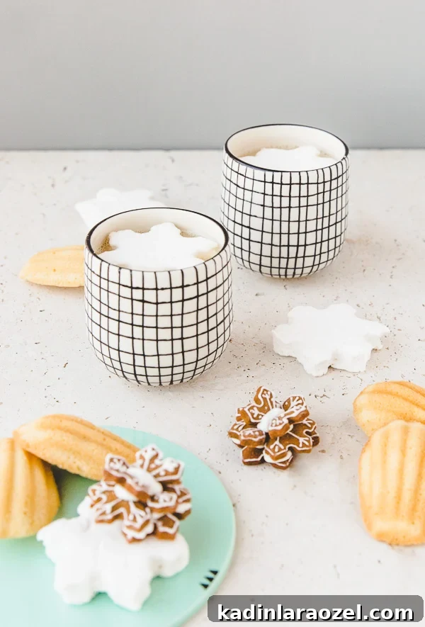 Winter White Hot Chocolate with Chai Spice Mix 4 White chai hot chocolate recipe for winter