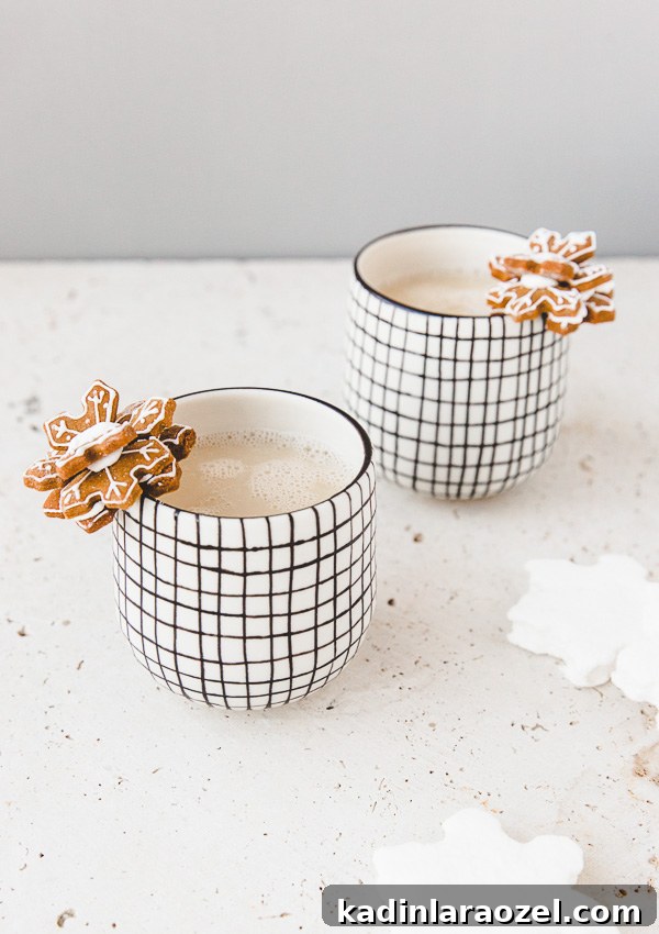 Winter White Hot Chocolate with Chai Spice Mix 5 White chai hot chocolate recipe for winter