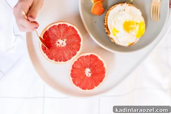 Grapefruit and Bagels