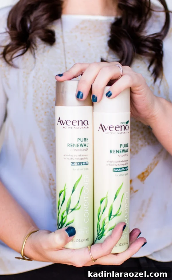 2 Quick Hairstyles: 2 Ways to Style Hair in 10 Minutes 3 10 Minutes to the Perfect (Effortless) Wavy Hair with Aveeno Pure Renewal