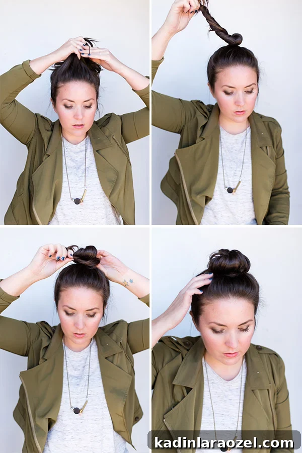 2 Quick Hairstyles: 2 Ways to Style Hair in 10 Minutes 5 How to perfect your bun in 5 minutes or less (hair tutorial)