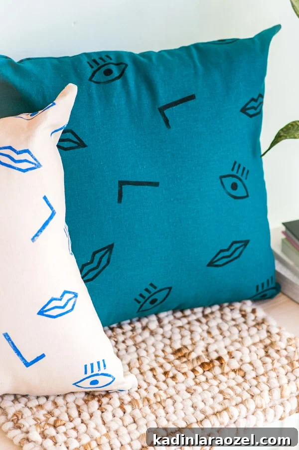 Build a Stylish Budget Bench in Under an Hour 11 These pillows!