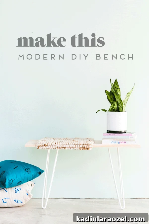 Build a Stylish Budget Bench in Under an Hour 10 How to make a budget-friendly bench in under an hour
