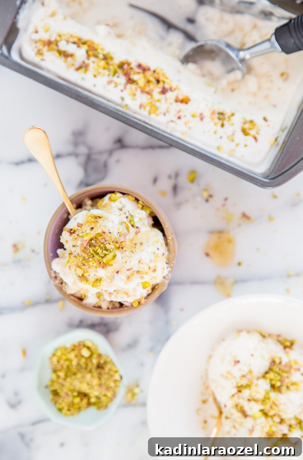 Pistachio Pear Ice Cream Recipe: Creamy, Nutty Frozen Dessert 7 Pistachio pear ice cream recipe for World Pistachio Day