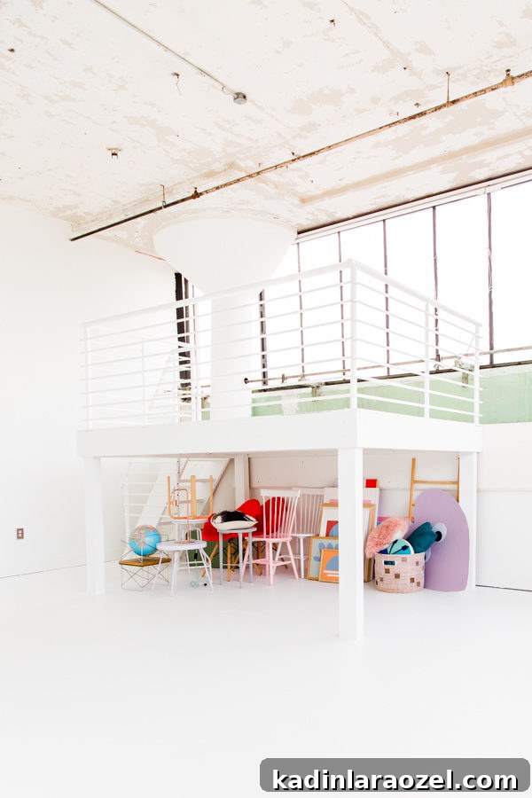 Before photos of the new Paper & Stitch studio