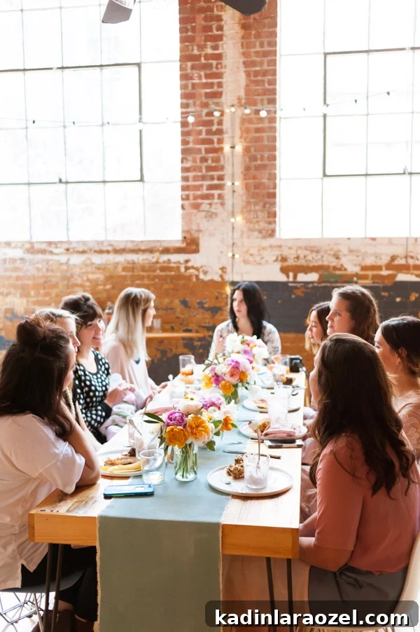 A colorful spring brunch with DIY details