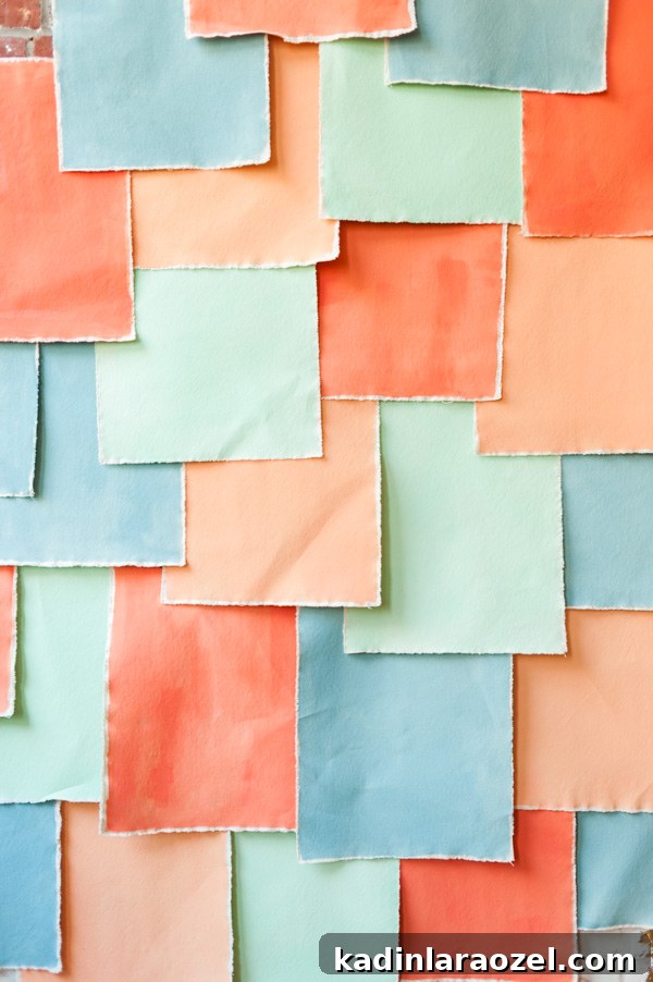 Layered canvas DIY photo booth backdrop for a spring brunch