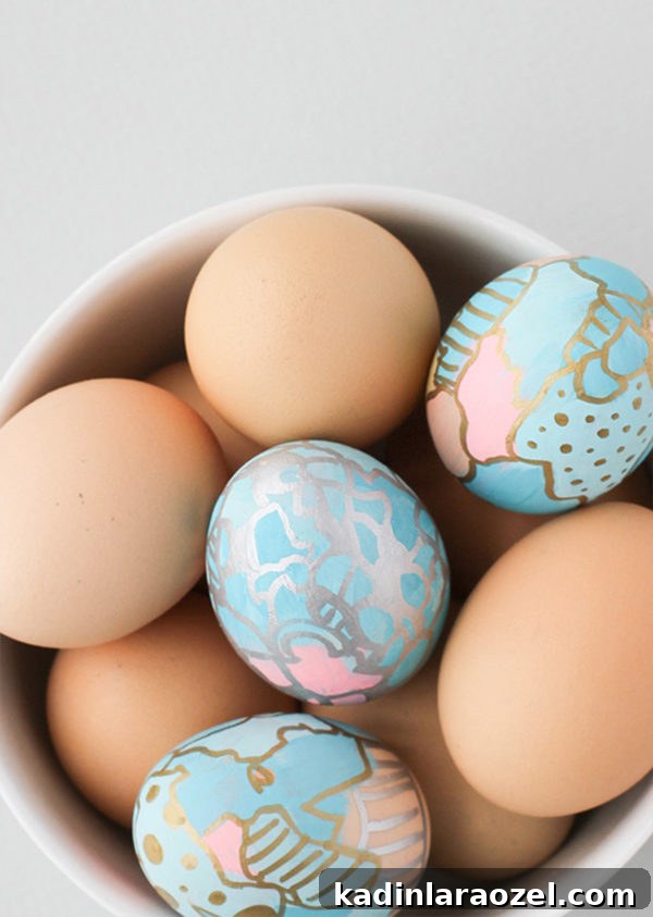 21 Creative Easter DIY Projects to Try This Spring 19 Graffiti Easter Egg DIY