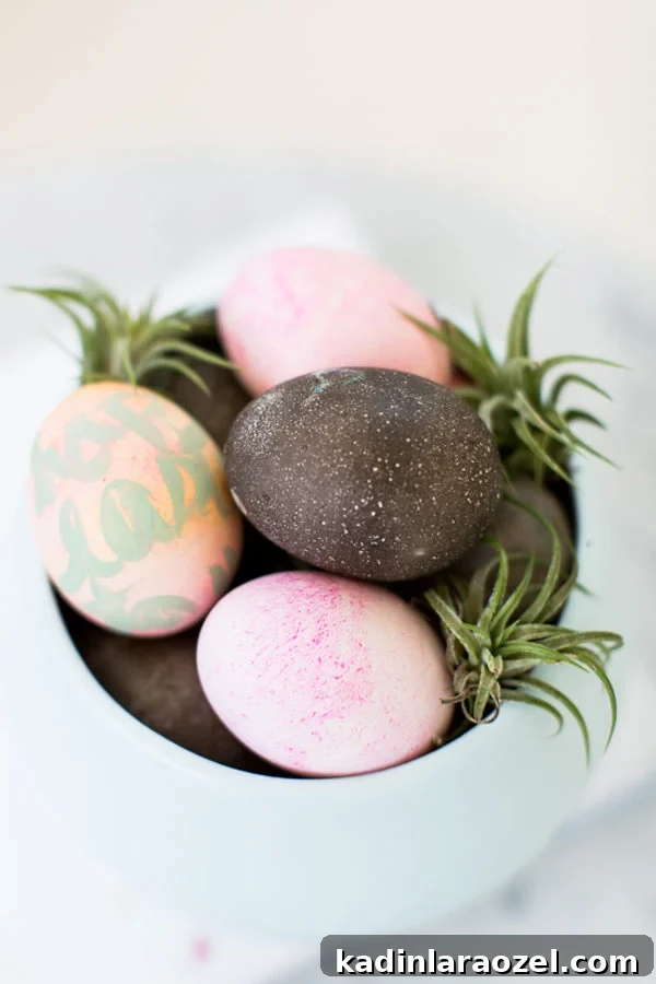 21 Creative Easter DIY Projects to Try This Spring 3 Galaxy Easter Egg DIY