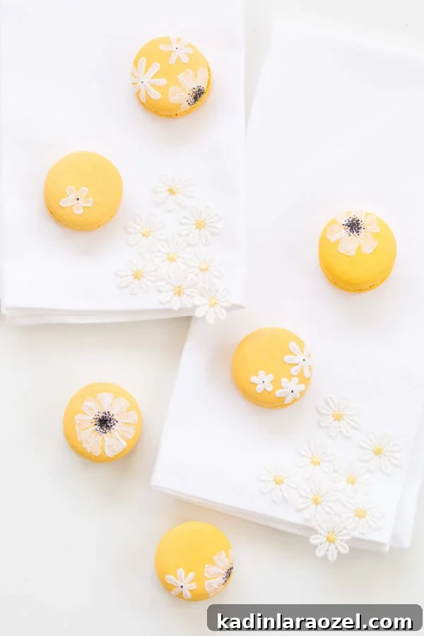 21 Creative Easter DIY Projects to Try This Spring 5 Daisy Macarons for Easter