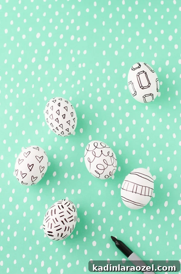 21 Creative Easter DIY Projects to Try This Spring 9 Sharpie Easter Eggs DIY
