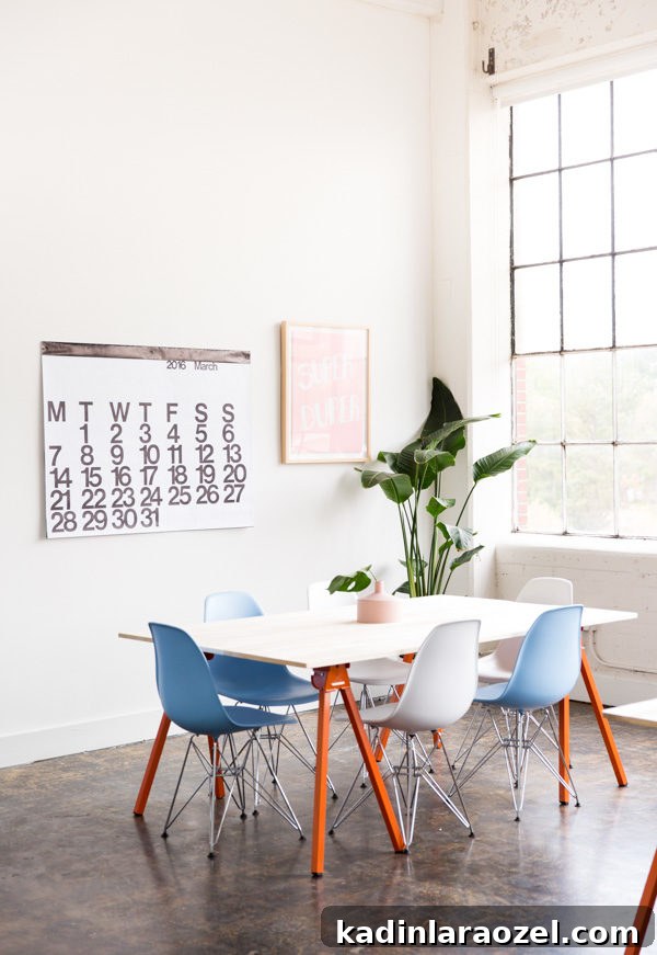 How to make DIY workspace tables + Paper & Stitch studio