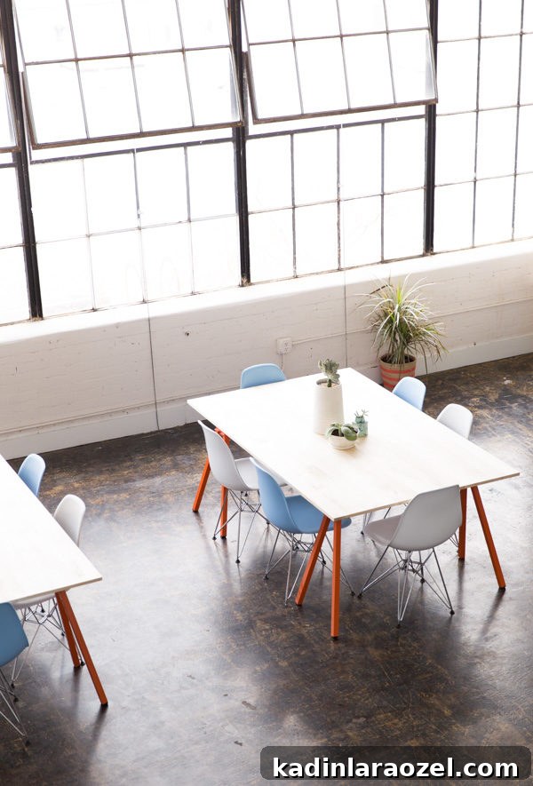 Paper & Stitch studios + DIY workspace tables (with tutorial)