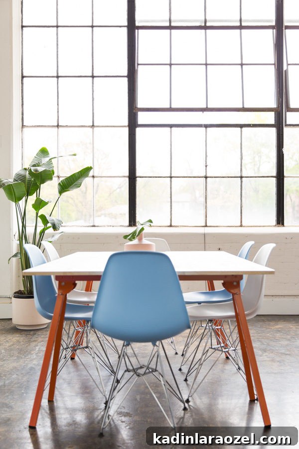 Paper & Stitch studio + DIY workspace tables (with step by step tutorial)