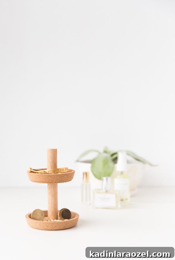 DIY Two-Tier Jewelry Stand from IKEA Under $10 11 Ikea Hack: DIY Two Tier Jewelry Stand