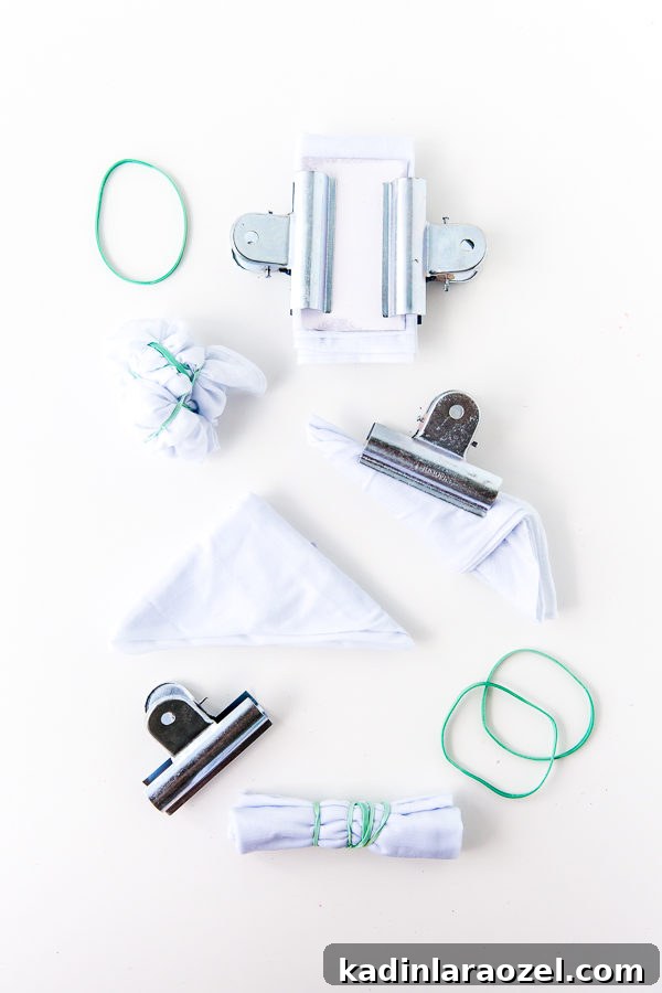 Tutorial for shibori dyed textiles