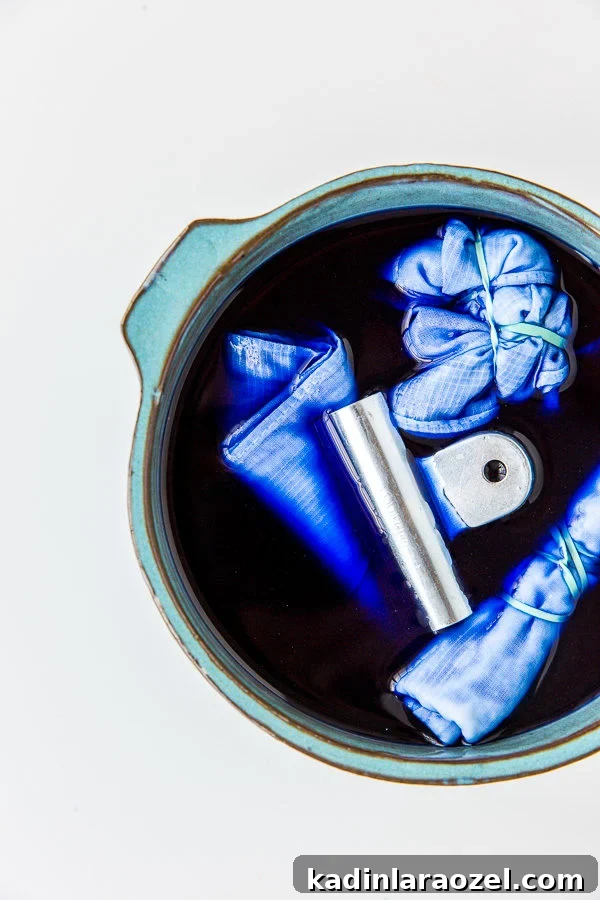 Tutorial for shibori dyed textiles