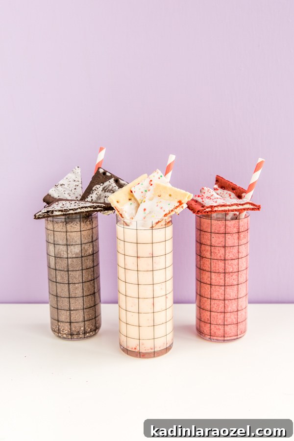 Pop-Tart Milkshakes: Retro Dessert Shakes That Steal the Show 4 Pop Tart Milkshakes for the Win!