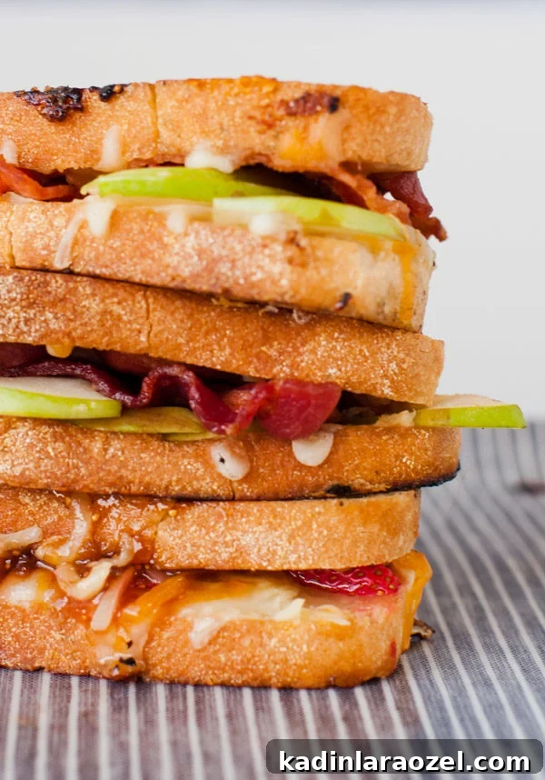 3 Simple Recipes to Power You From Morning Through Lunch 12 How to make the best grilled cheese ever. Recipe for strawberry fig grilled cheese + apple bacon grilled cheese.