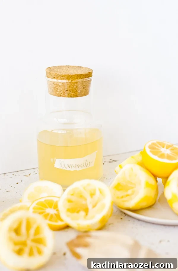 A quick hack for homemade limoncello (that doesn't take days to make)