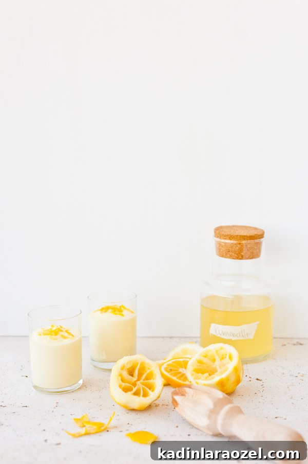 Homemade limoncello mousse for summer. Click through for the recipe.