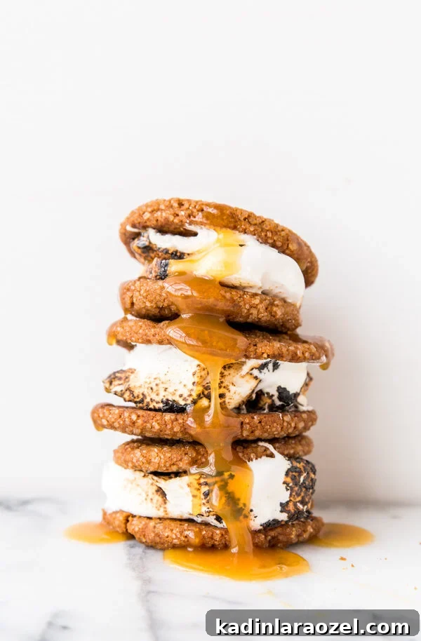 Butterscotch & Toasted Marshmallow Gingersnap Sandwiches 2 Butterscotch and toasted marshmallow gingersnap sammies