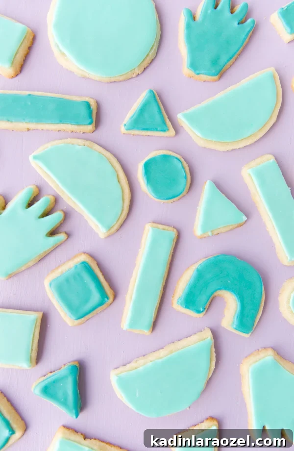 Iced Sugar Cookie Shapes, Decorating Patterns & Simple Recipe 5 Sugar cookie patterns