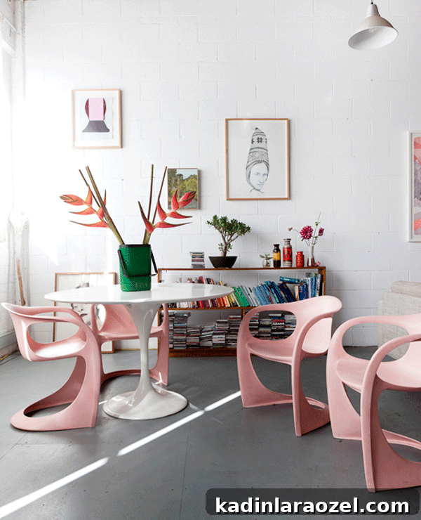 Those pink chairs!